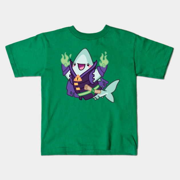 Byte's Costume: Warlock Kids T-Shirt by bytesizetreasure